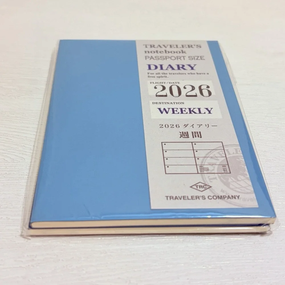 NEW Traveler's Notebook 2026 Weekly Diary Passport Size JAPAN Planner